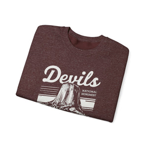 Devils Tower Wyoming Gildan Unisex Crewneck Sweatshirt