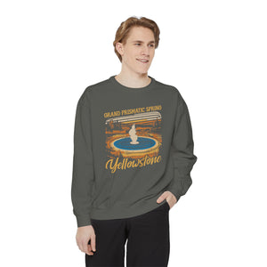 Grand Prismatic Spring Yellowstone Comfort Colors Unisex Sweatshirt