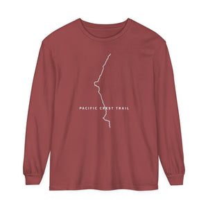 Pacific Crest Trail Comfort Colors Unisex Long Sleeve T-Shirt