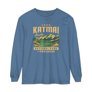 Katmai National Park Alaska Comfort Colors Unisex Long Sleeve T-Shirt