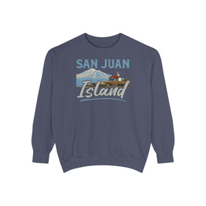 San Juan Island Washington Comfort Colors Unisex Sweatshirt