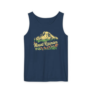 Mount Rainier Washington Comfort Colors Tank Top