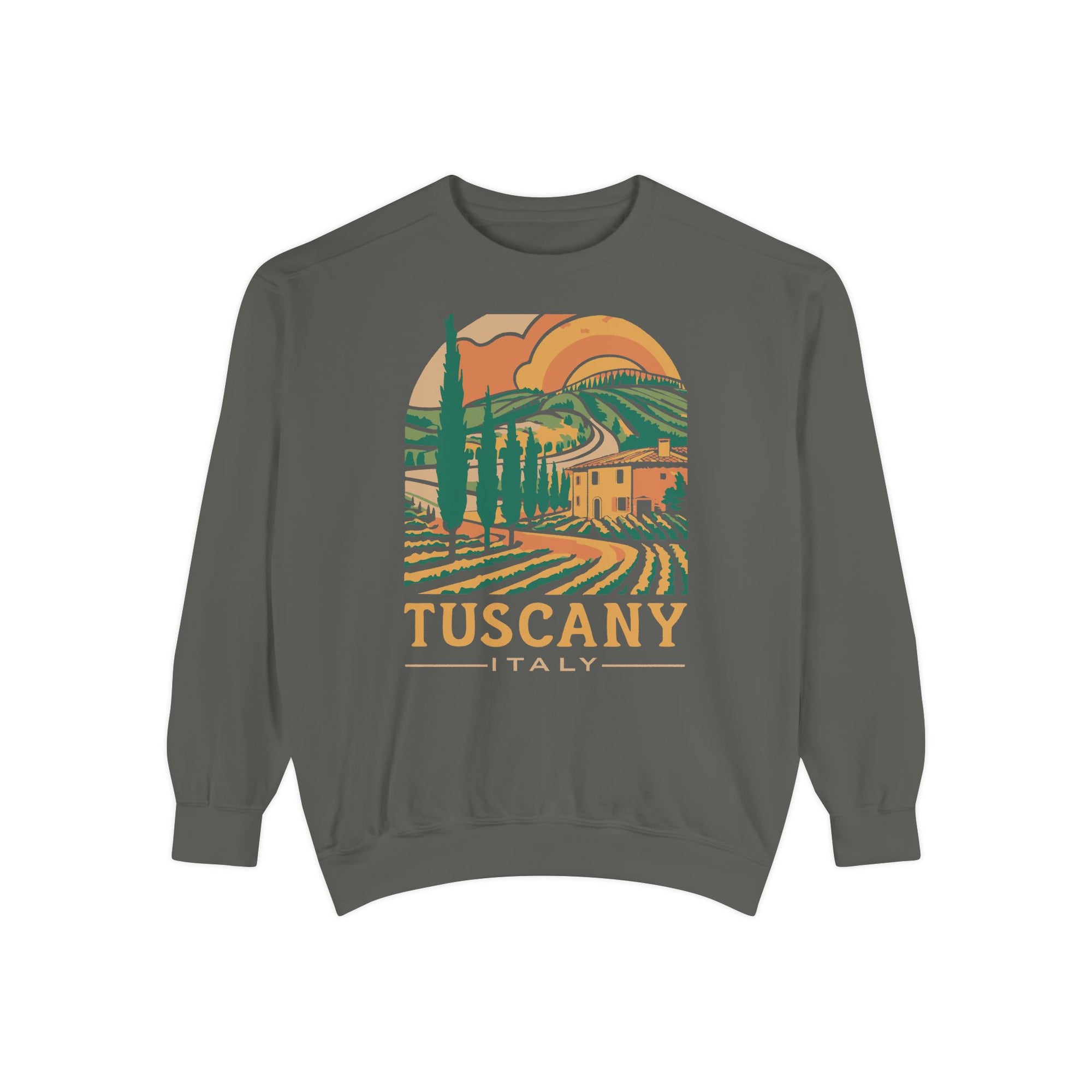 Tuscany Italy Comfort Colors Unisex Sweatshirt