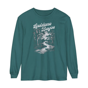 Louisiana Bayou Comfort Colors Unisex Long Sleeve T-Shirt