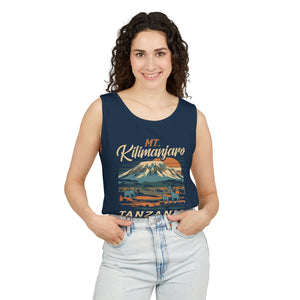 Mount Kilimanjaro Tanzania Comfort Colors Tank Top