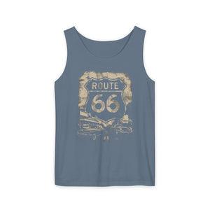 Route 66 USA Comfort Colors Tank Top