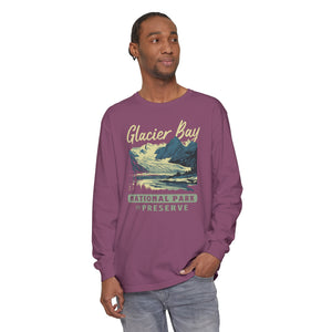 Glacier Bay National Park Alaska Comfort Colors Unisex Long Sleeve T-Shirt