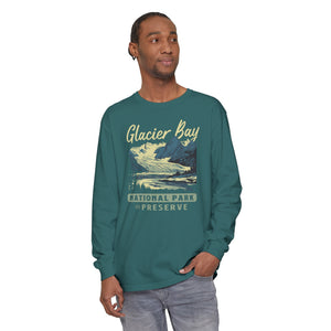 Glacier Bay National Park Alaska Comfort Colors Unisex Long Sleeve T-Shirt