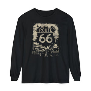 Route 66 USA Comfort Colors Unisex Long Sleeve T-Shirt
