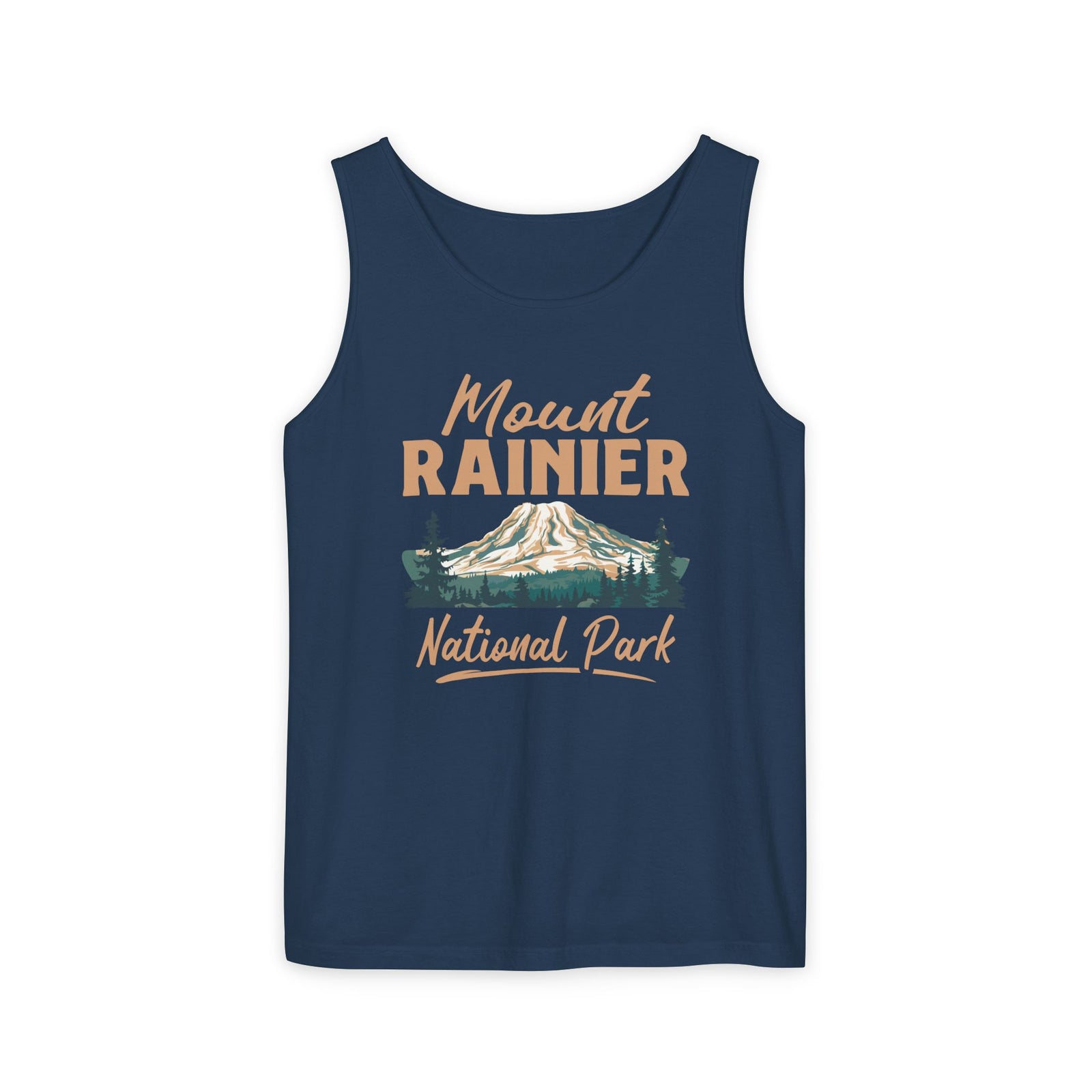 Mount Rainier National Park Washington Comfort Colors Tank Top