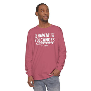 Hawaii Volcanoes National Park Hawaii Comfort Colors Unisex Long Sleeve T-Shirt