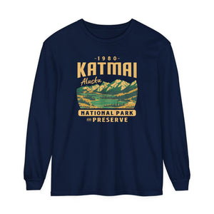 Katmai National Park Alaska Comfort Colors Unisex Long Sleeve T-Shirt