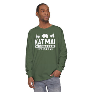 Katmai National Park Alaska Comfort Colors Unisex Long Sleeve T-Shirt