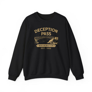 Deception Pass Washington Gildan Unisex Crewneck Sweatshirt