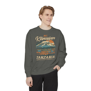 Mount Kilimanjaro Tanzania Comfort Colors Unisex Sweatshirt