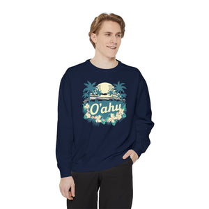 Oahu Hawaii Comfort Colors Unisex Sweatshirt