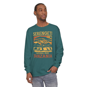 Serengeti Tanzania Comfort Colors Unisex Long Sleeve T-Shirt