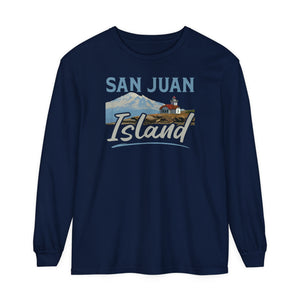 San Juan Island Washington Comfort Colors Unisex Long Sleeve T-Shirt