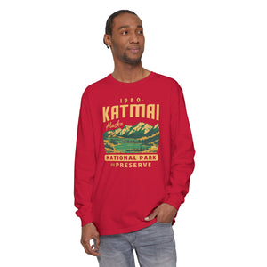 Katmai National Park Alaska Comfort Colors Unisex Long Sleeve T-Shirt