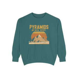 Pyramids of Giza Egypt Comfort Colors Unisex Sweatshirt
