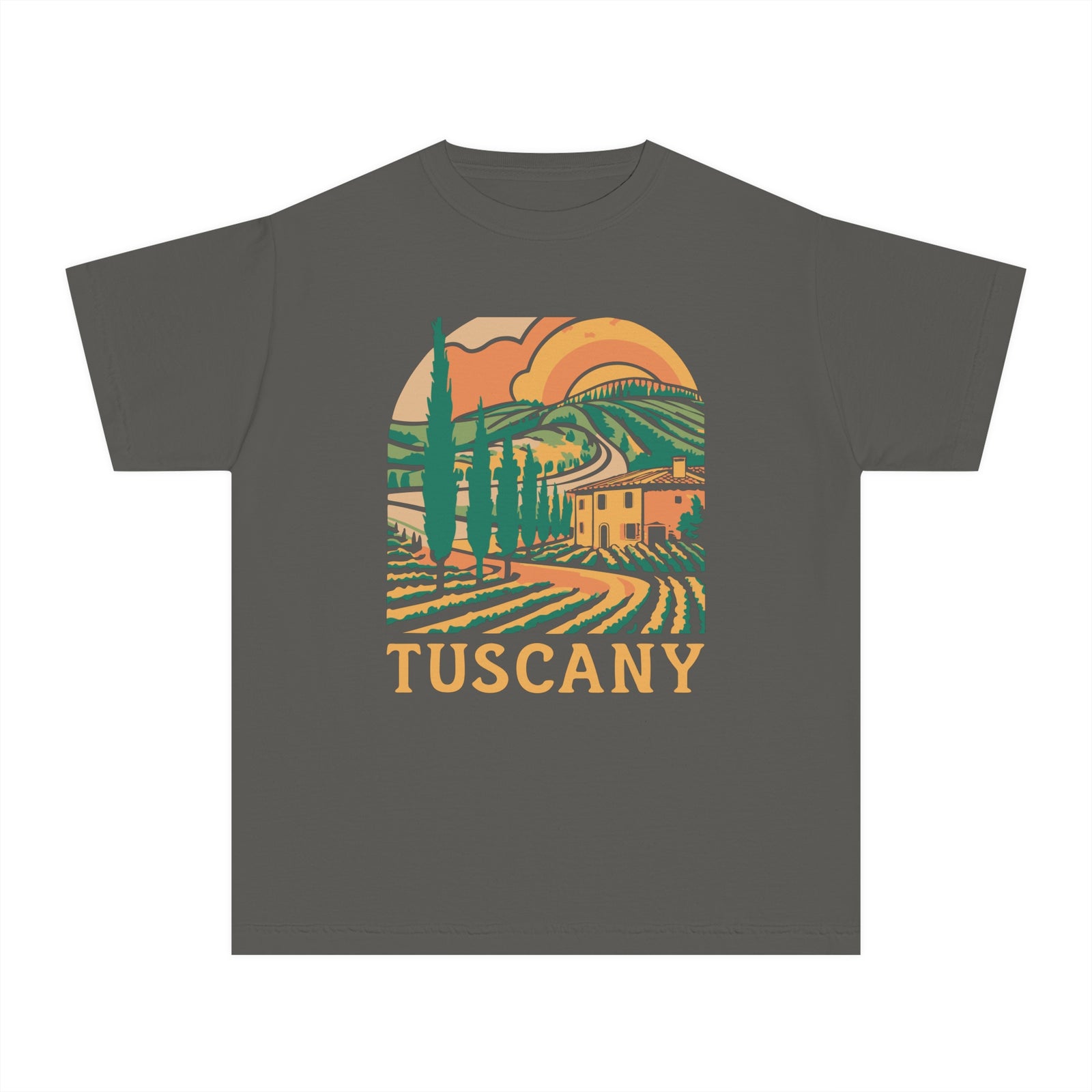Tuscany Italy Comfort Colors Youth Kids T-Shirt