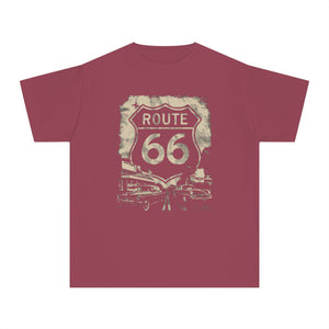 Route 66 USA Comfort Colors Youth Kids T-Shirt