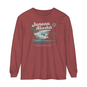Juneau Alaska Comfort Colors Unisex Long Sleeve T-Shirt