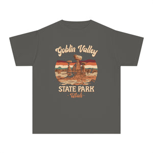 Goblin Valley State Park Utah Comfort Colors Youth Kids T-Shirt