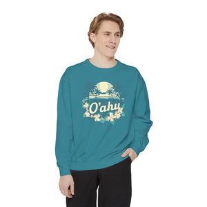 Oahu Hawaii Comfort Colors Unisex Sweatshirt