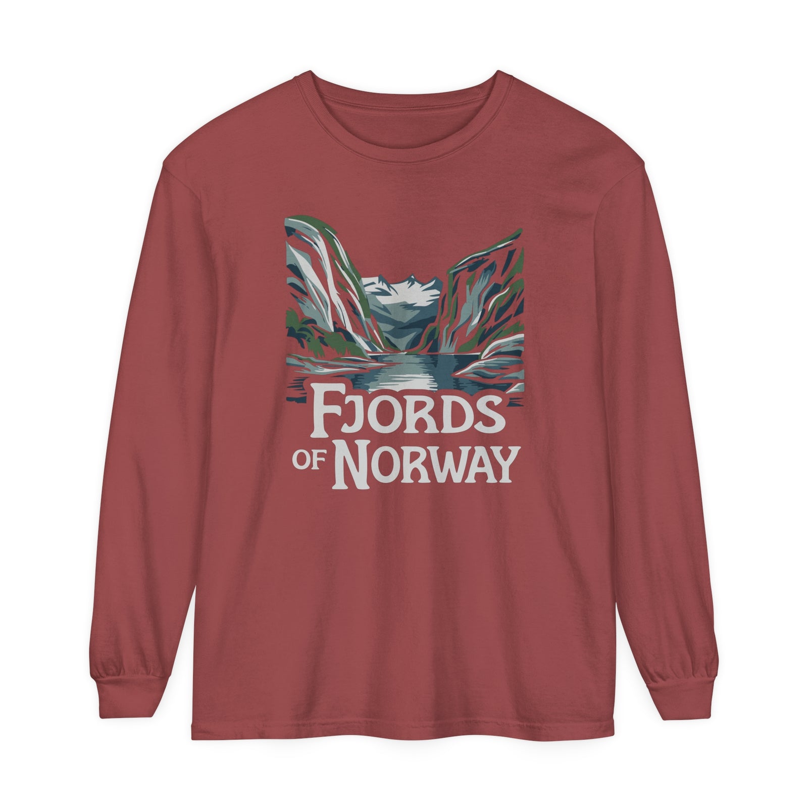 Fjords of Norway Comfort Colors Unisex Long Sleeve T-Shirt
