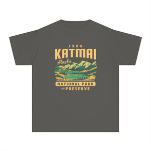 Katmai National Park Alaska Comfort Colors Youth Kids T-Shirt