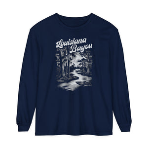 Louisiana Bayou Comfort Colors Unisex Long Sleeve T-Shirt