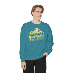 Mount Rainier Washington Comfort Colors Unisex Sweatshirt