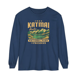 Katmai National Park Alaska Comfort Colors Unisex Long Sleeve T-Shirt
