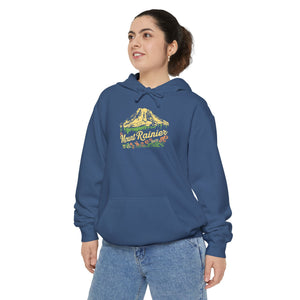 Mount Rainier Washington Comfort Colors Unisex Hoodie