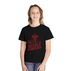 Space Needle Seattle Washington Comfort Colors Youth Kids T-Shirt