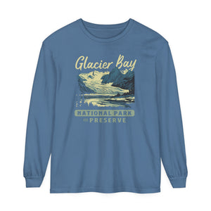 Glacier Bay National Park Alaska Comfort Colors Unisex Long Sleeve T-Shirt