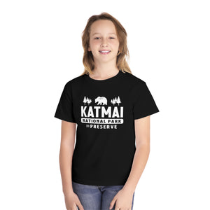 Katmai National Park Alaska Comfort Colors Youth Kids T-Shirt