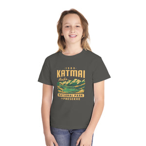 Katmai National Park Alaska Comfort Colors Youth Kids T-Shirt
