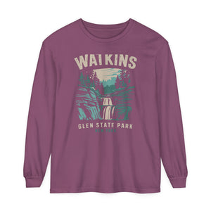 Watkins Glen State Park New York Comfort Colors Unisex Long Sleeve T-Shirt