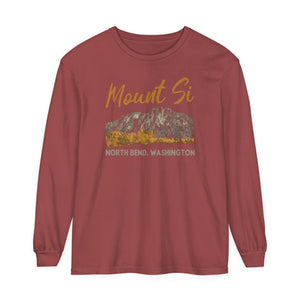 Mount Si Washington Comfort Colors Unisex Long Sleeve T-Shirt