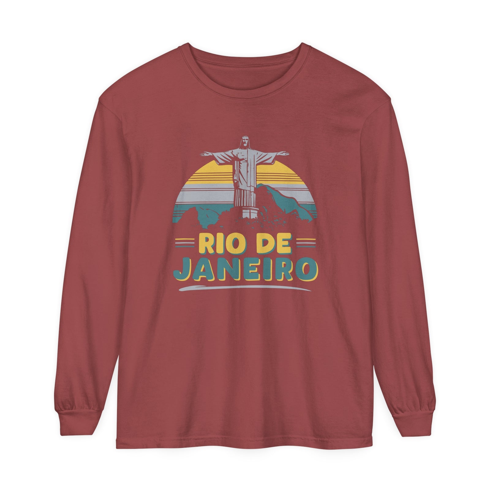 Rio de Janeiro Brazil Comfort Colors Unisex Long Sleeve T-Shirt