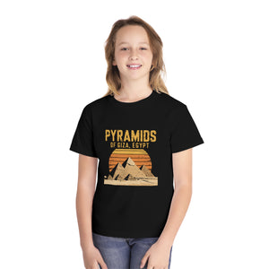 Pyramids of Giza Egypt Comfort Colors Youth Kids T-Shirt