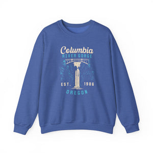 Columbia River Gorge Oregon Washington Gildan Unisex Crewneck Sweatshirt
