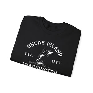 Orcas Island Washington Gildan Unisex Crewneck Sweatshirt