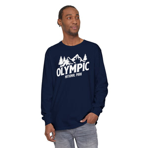 Olympic National Park Washington Comfort Colors Unisex Long Sleeve T-Shirt
