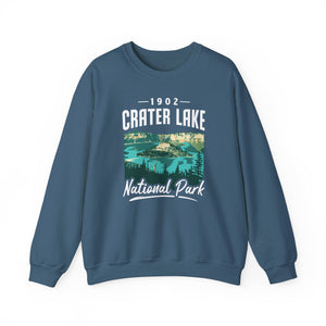 Crater Lake National Park Oregon Gildan Unisex Crewneck Sweatshirt