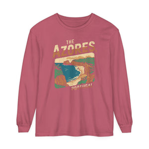 The Azores Portugal Comfort Colors Unisex Long Sleeve T-Shirt