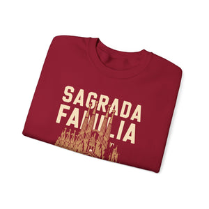 Sagrada Familia Barcelona Spain Gildan Unisex Crewneck Sweatshirt