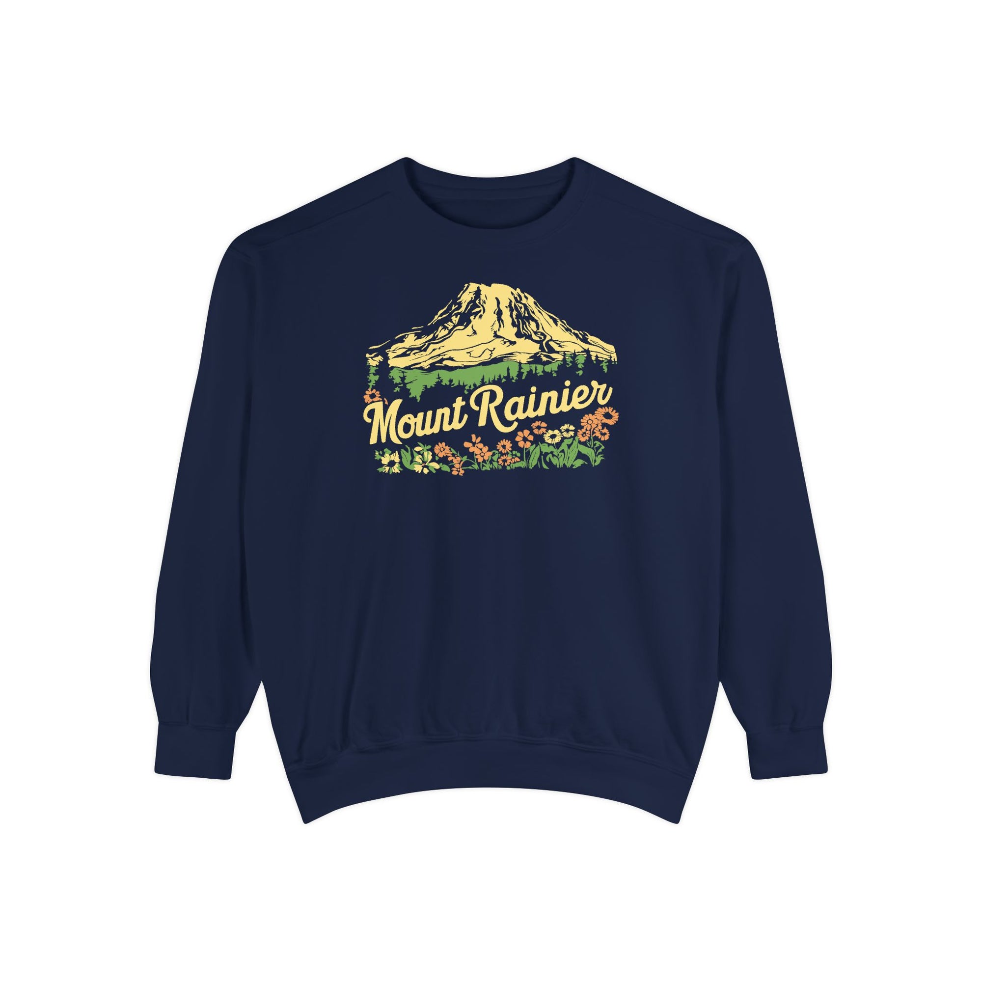 Mount Rainier Washington Comfort Colors Unisex Sweatshirt